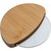Pizzaschneider aus Bambus , beige