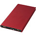 Plate Aluminium-Powerbank, 8.000 mAh, rot Plate Aluminium-Powerbank, 8.000 mAh, rot