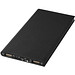 Plate Aluminium-Powerbank, 8.000 mAh, schwarz Plate Aluminium-Powerbank, 8.000 mAh, schwarz