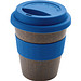 Polypropylen-Trinkbecher mit Bambusfaser, Silikondeckel und Ummantelung, 250 ml, blau Polypropylen-Trinkbecher mit Bambusfaser, Silikondeckel und Ummantelung, 250 ml, blau