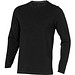 ELEVATE Herren Öko Langarmshirt Ponoka, schwarz, L