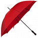 Portierschirm mit Hülle, rot