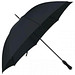 Portierschirm mit Hülle, schwarz