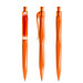 prodir® Druckkugelschreiber QS20 PMT Push, blaue Mine, orange