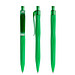 prodir® Druckkugelschreiber QS20 Soft Touch PRT Push, blaue Mine, hellgrün