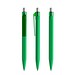 prodir QS50 Soft Touch PRT Push Kugelschreiber, Bright Green-Silver satin finish