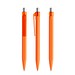 prodir QS50 Soft Touch PRT Push Kugelschreiber, Orange-Silver satin finish