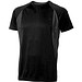 ELEVATE Herren T-Shirt Quebec cool fit, schwarz,anthrazit, XS ELEVATE Herren T-Shirt Quebec cool fit, schwarz,anthrazit, XS