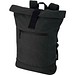 Recanvas 14” GRS recycelter Rolltop-Rucksack 16L, schwarz