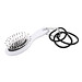 Reisebürste mit Haargummis COIFFEUR,schwarz, weiß