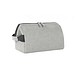 Reißverschluss-Tasche CIRCLE, hellgrau meliert