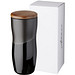 Reno doppelwandiger Keramikbecher, 370 ml, schwarz Reno doppelwandiger Keramikbecher, 370 ml, schwarz