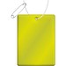 RFX™ H-12 rechteckiger reflektierender TPU-Anhänger groß, neongelb