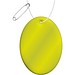 RFX™ H-12 Reflektierender, ovaler Anhänger, neongelb