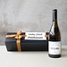 Riesling in edler Geschenkbox, Goldene Schleife, inkl. Druck