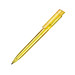 RITTER PEN Druckkugelschreiber Fresh, blaue Mine, gelb/transparent