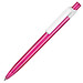RITTER PEN Druckkugelschreiber Insider, blaue Mine, transparent, pink/weiß