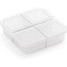 ROBERTS. Tablettenbox mit 4 Fächern, Weiß