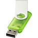 Rotate Transculent USB-Stick, grün, 4GB