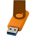 Rotate USB-Stick 3.0 aus Metall, orange, 16GB