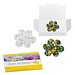 Samenpapier in Klappkärtchen, Ostern, Blümchen, 1-seit. Druck