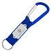 Schlüsselanhänger mit Karabiner, blau