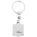 METMAXX® Schlüsselanhänger mit Chip, Square, silber