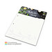 Geiger-Notes Schreibblock green+blue A4, 50 Blatt mit 2-fach Abheftlochung, inkl. Druck