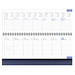 Schreibtisch-Querkalender Trend Line 2022, blau Schreibtisch-Querkalender Trend Line 2022, blau