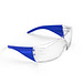 Schutzbrille Safety, transparent/blau