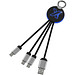SCX.design C16 Kabel mit Leuchtlogo, blau