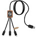 SCX.design C29 3-in-1 Bambuskabel mit Leuchtlogo, holz