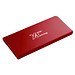 SCX.design P15 5000 mAh Powerbank mit Leuchtlogo, Mid red