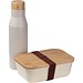 Set Lunchbox mit Edelstahlflasche Toronto,beige