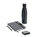 Set Notizbuch mit Flasche YOKOSO, Schwarz