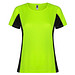 Shanghai Sport T-Shirt für Damen, Fluor Green / schwarz, S