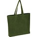Shopper aus recycelter Baumwolle und Polyester NINA, khaki