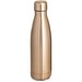 SHOW METALLIC. Edelstahlflasche 510 mL mit mattem Metallic-Finish, Satingold