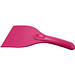 Ski gebogener Kunststoff-Eiskratzer, rosa Ski gebogener Kunststoff-Eiskratzer, rosa