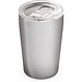 SLIDER. Reisebecher (Sublimation) aus Edelstahl 380 ml, Satinsilber