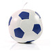 Soft-Fußball, weiß/blau, mittel