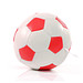 Soft-Fußball, weiß/rot, groß