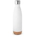 SOLBERG. Thermosflasche aus Edelstahl und Korkboden, 560 ml, Weiß