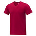 Somoto T-Shirt mit V-Ausschnitt für Herren, rot, XXL