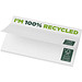 Sticky-Mate® recycelte Haftnotizen 127 x 75 mm, weiss, 25 pages