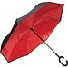 Stockschirm FLIPPED, rot-schwarz