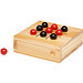 Strobus Tic-Tac-Toe Spiel aus Holz, natur