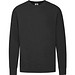 Sweatshirt Lightweight Set-In S Unisex, SCHWARZ