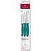 Swiss Classic, Gemüsemesser Set, 3tlg, grün