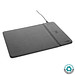 Swiss Peak RCS recyceltes 10W Wireless-Charging PU Mauspad, schwarz